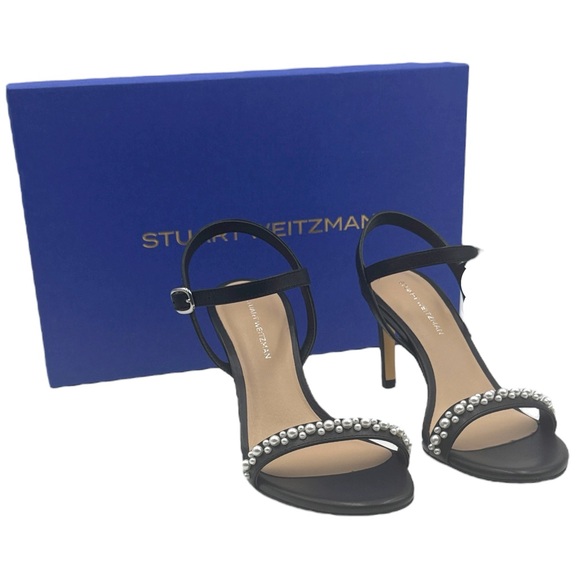 Stuart Weitzman Dancer Embellished Heel Sandals Size 6 - Picture 1 of 16